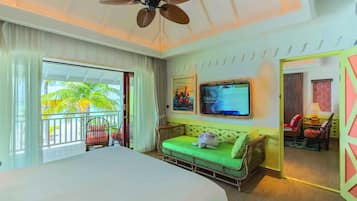 Suite, 1Â King-Bett (SKY SUITE) | Hochwertige Bettwaren, Minibar, Zimmersafe, Schreibtisch