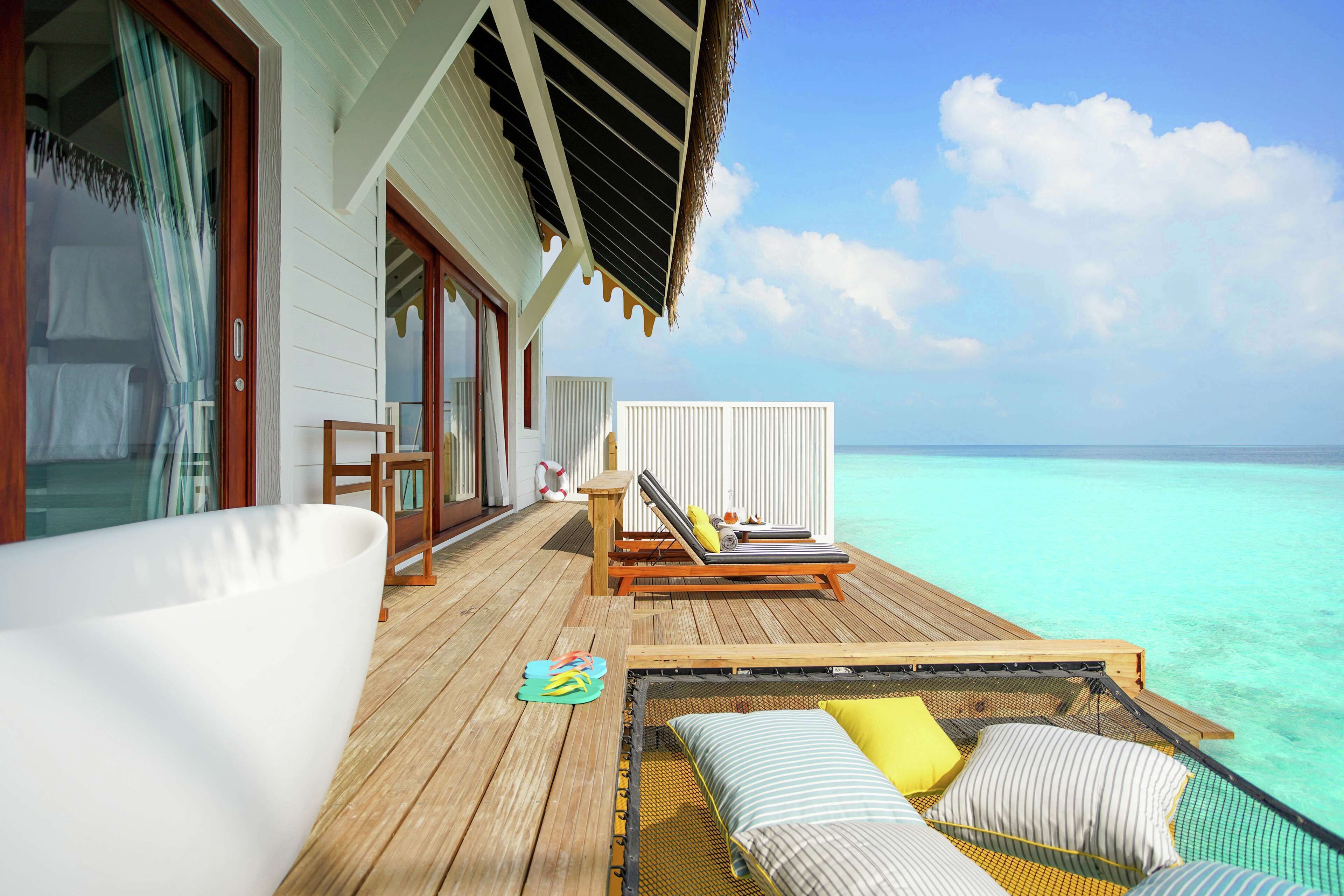 overwater villa | view from room