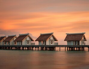 Overwater Villa | View from room - SAii Lagoon Maldives, Curio Collection by Hilton (Eh'mafushi)