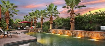 Experience luxury at Paramount, featuring stunning mountain views, a large pool and game room!