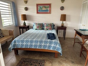 1 bedroom, desk, iron/ironing board, free WiFi - Ocean View And Breezes, Quiet 1 Bedroom, 1 Bath Private Guest Cottage On 1 Acre (Christiansted)