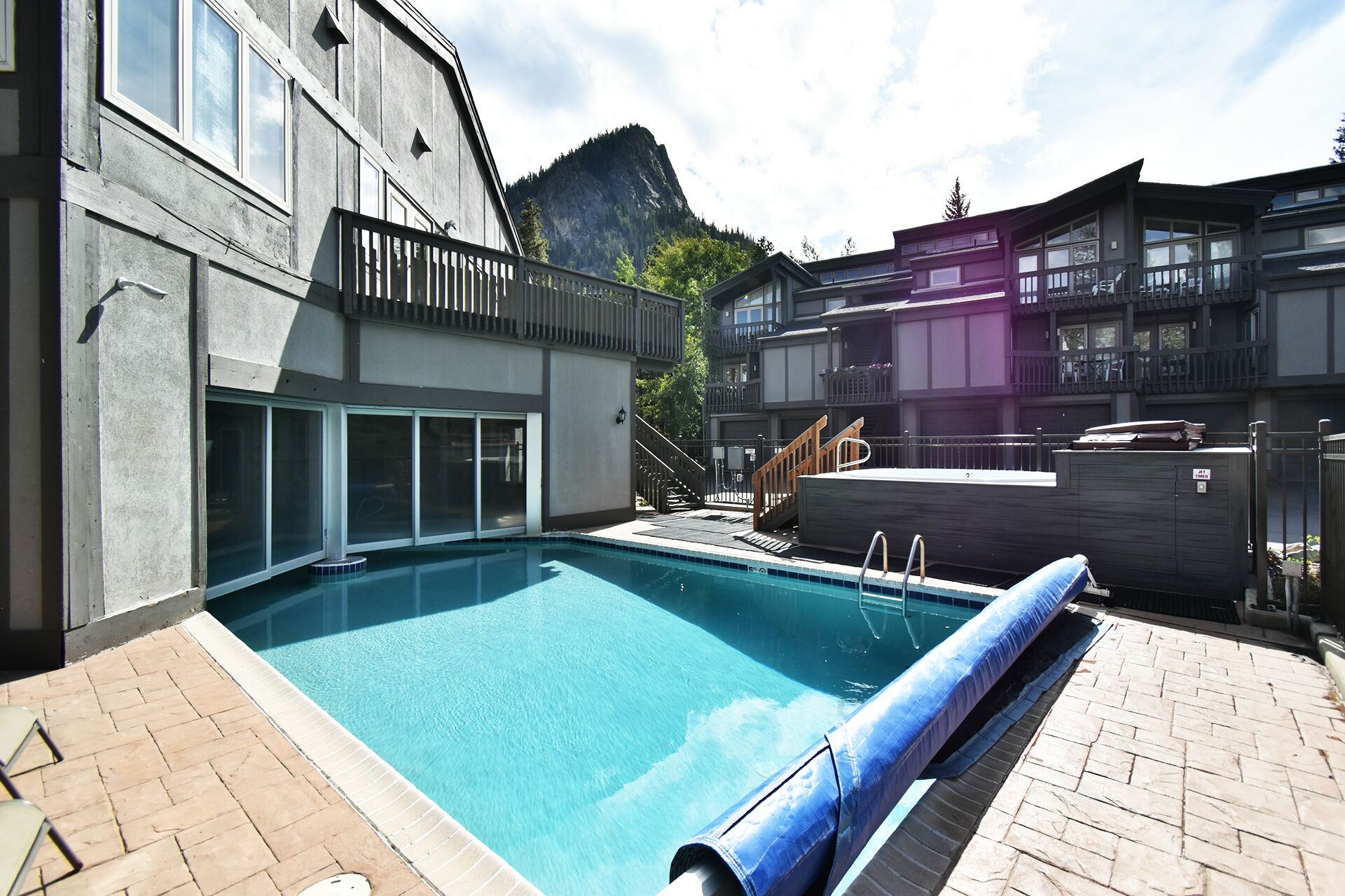 Una piscina climatizada