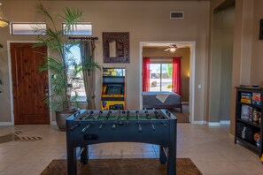Game room - AzFunVacation -Pool, Hot Tub, Games, Private Space away from neighbors 1.3 Acre+ (Peoria)