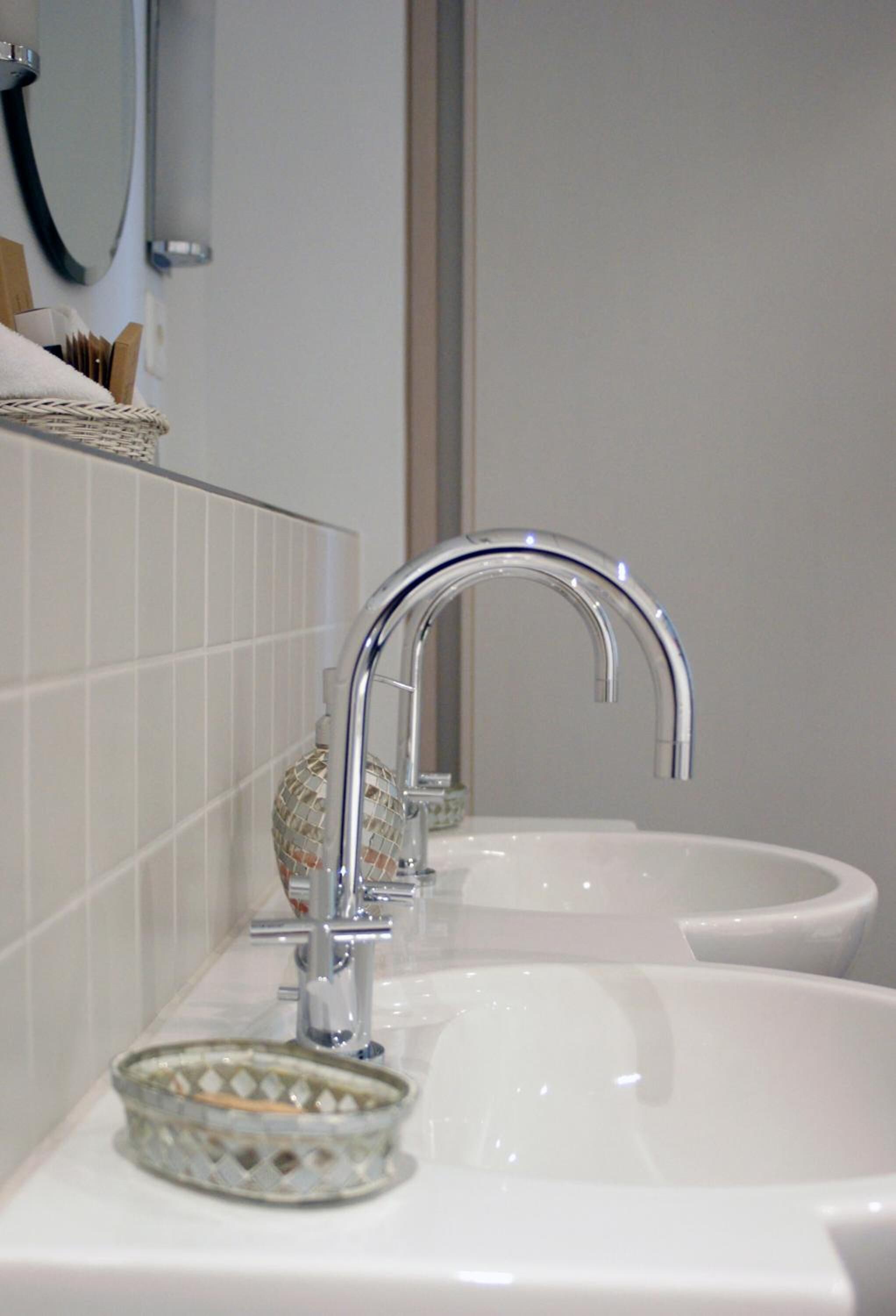 free toiletries, hair dryer, bathrobes, slippers