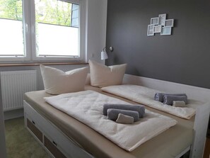Apartment | 2 Schlafzimmer, kostenlose Babybetten
