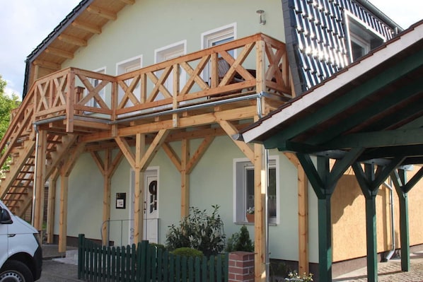 Fassade der Unterkunft