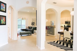 House, 5 Bedrooms, Private Pool (4 Bathrooms - MV61524) | Living area | Flat-screen TV - Davenport Homes in Solterra Rst by ADR (Davenport)