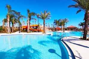 Outdoor pool - Davenport Homes in Solterra Rst by ADR (Davenport)