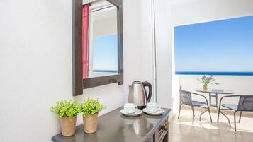 Double or Twin Room, 1 Bedroom, Sea View | In-room safe, free WiFi, bed sheets