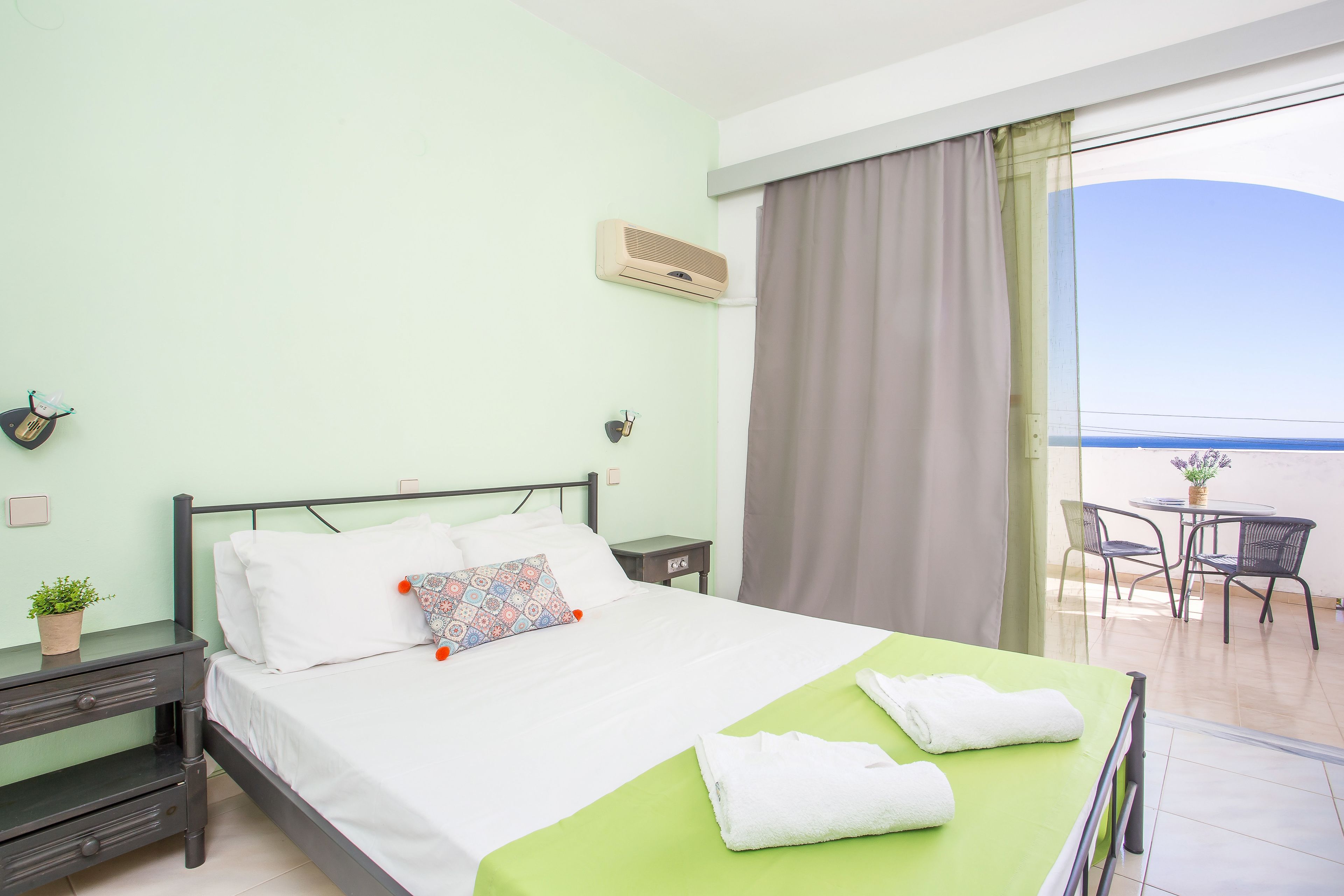 double or twin room, 1 bedroom, sea view | in-room safe, free wifi, bed sheets
