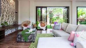 Vila Superior, 3 kamar tidur | Area keluarga | TV LED
