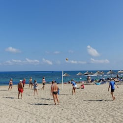 Sulla spiaggia