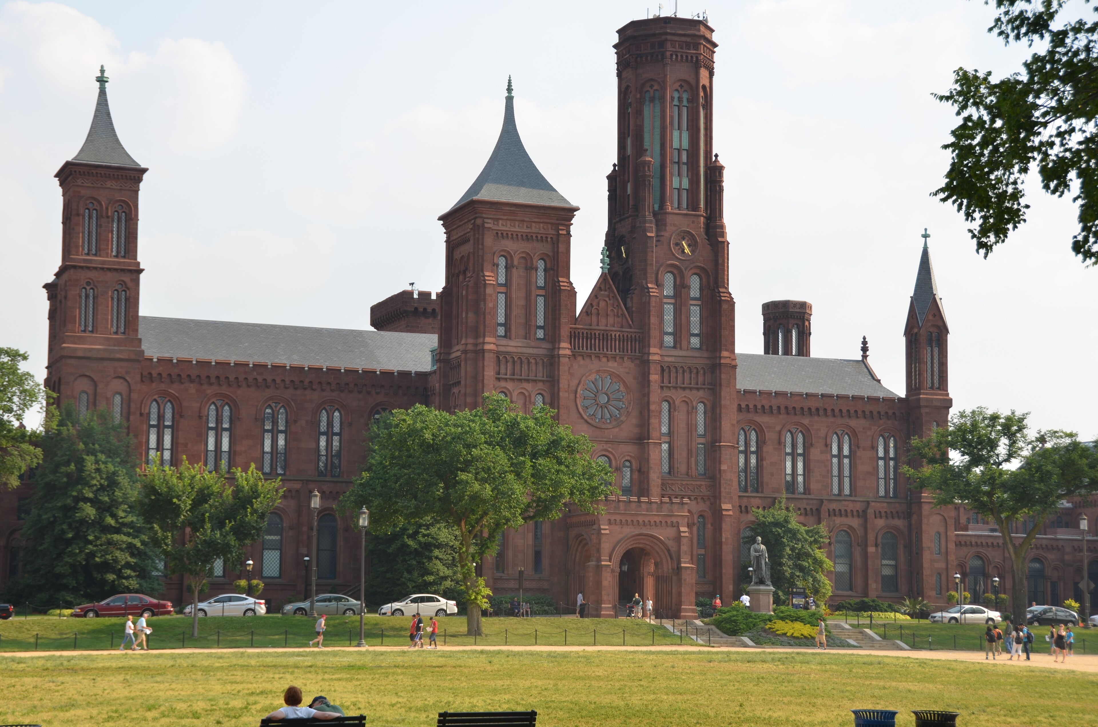 Visit the beautiful and historic Smithsonian Castle on the Mall