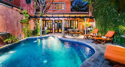 Villa Oasis: A luxury villa just steps to beach with private pool, WIFI & A/C