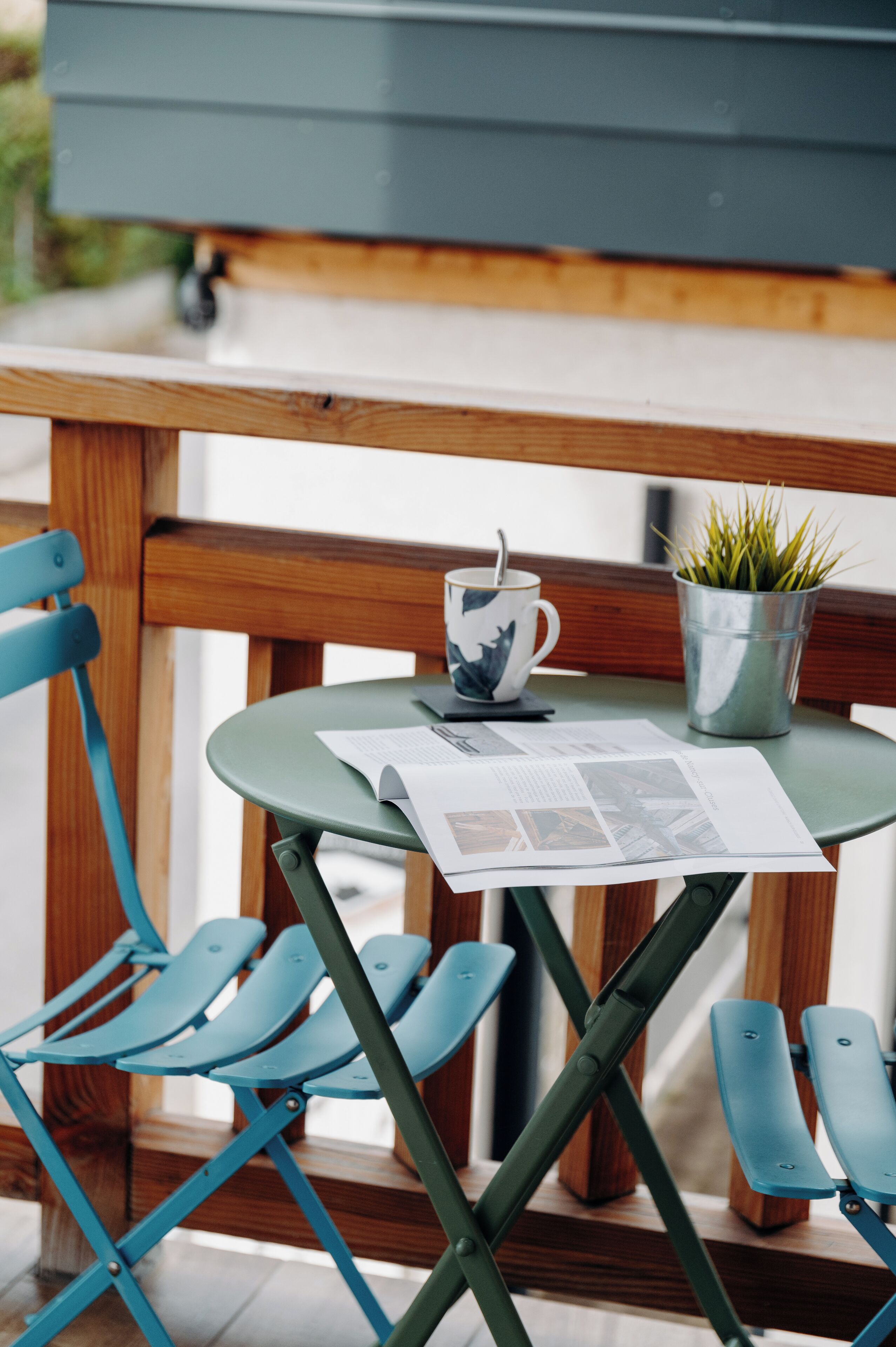 Comfort Double Room, 1 King Bed, Non Smoking, Mountain View (CHAMBRE 1 PONTHIOR) | Terrace/patio