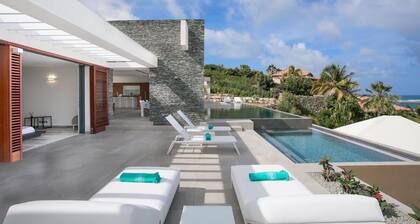 Villa Ă, Orient Beach Resort, propriĂ©tĂ© de luxe Ă Orient Beach, piscine