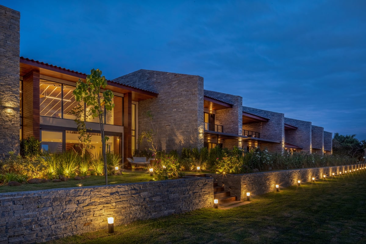 front of property – evening/night