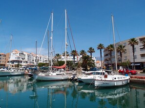 Marina - Central Apartment. Fantastic views of golf course/mountains. FREE Parking/WiFi (Almerimar)