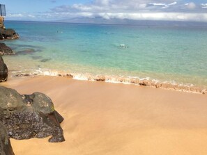 Am Strand, Liegestühle, Strandtücher