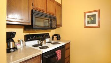 Microwave, oven, stovetop, toaster