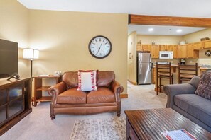 TV, fireplace, DVD player