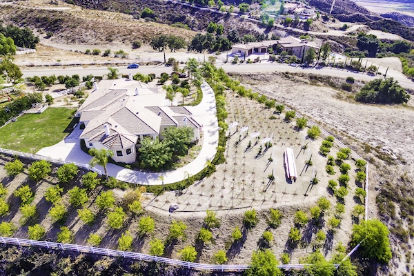 Hilltop, private, gated estate.