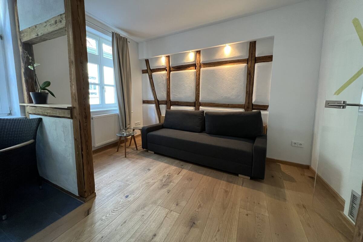Leilighet – deluxe, privat bad, hageutsikt (W7-EG) | Lounge