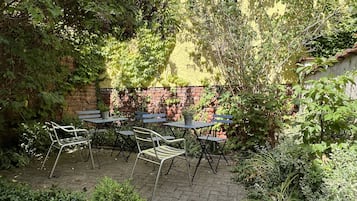 Appartement Deluxe, salle de bains privée, vue jardin (W7-EG) | Jardin