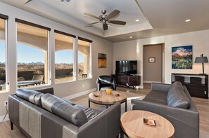 House, Multiple Beds (Fish Rock Retreat) | Living area | TV, DVD player
