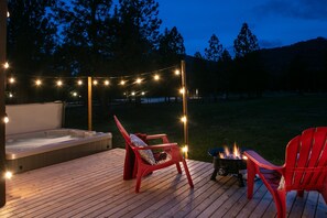 Cabane, 1 chambre | Balcon