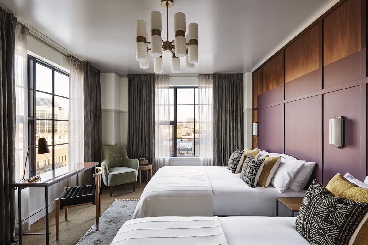 Roomy 2 Beds | Premium bedding, down comforters, pillowtop beds, minibar