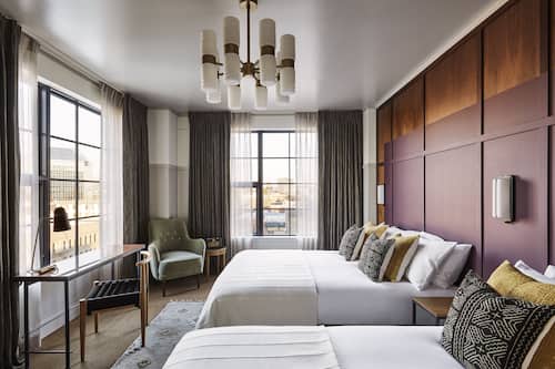 Roomy 2 Beds | Premium bedding, down comforters, pillowtop beds, minibar