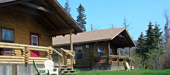 Cajun Cedar Log Mökit 2 Bdrm - Cape Breton Unit1
