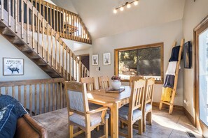 Dining - Mountain House w/Hot Tub, Firepit, Ping Pong, Decks, Walk to Golf/Tennis/Park (Angel Fire)