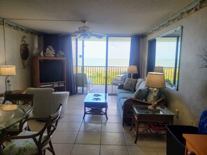 Smart TV, DVD player, toys