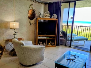 Smart TV, DVD player, toys