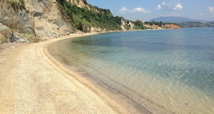 Villa Kamaria Luxury villa with private swimming pool, terraces, valley and sea views.