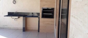 Excellent duplex penthouse one block from Prainha beach with partial sea view.