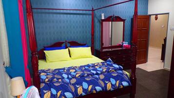 Bungalow Keluarga, 4 kamar tidur, akses difabel | 4 kamar tidur, seprai katun Mesir, dan seprai premium