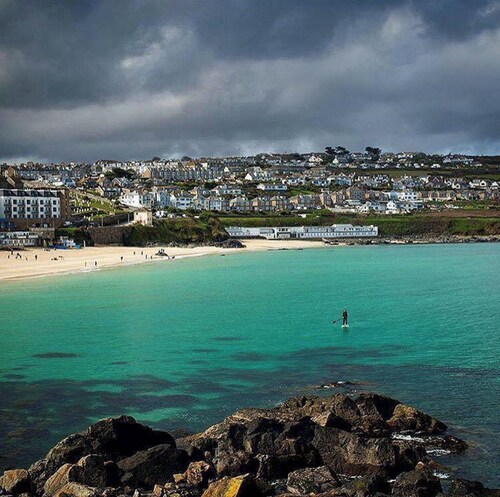 Seren House im Zentrum des schönen St. Ives mit Parkplatz.