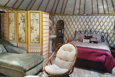 Yurting on the Canoochee River Yurt