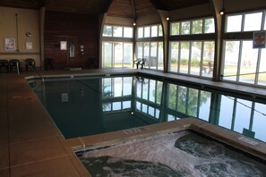 Indoor pool, outdoor pool