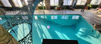 Pop & Granny's cabin with a fire pit, hot tub, & indoor pool!
