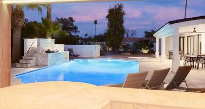 Backyard Paradise, Pool & Waterslide, Theater, BBQ