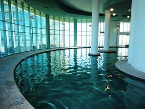 Indoor pool, outdoor pool