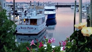 A marina with boats docked, a pier, and a view of the water. - 4BR 6BEDS WOLLASTON BEACH. NearBOSTON3 (Quincy)