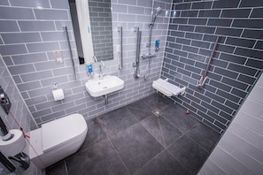 Standard Room, 1 Double Bed, Accessible (with Free Hot Breakfast) | Bathroom