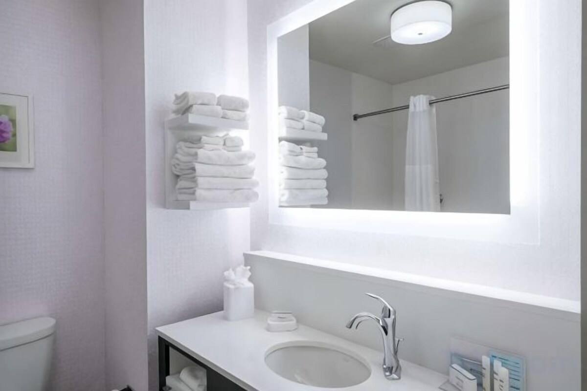 Guest Room With 1 King Bed, Sofa Bed, Fridge-Hearing Accessible/Non-Smoking