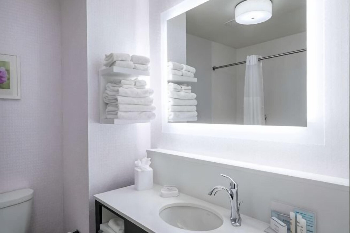 Guest Room With 1 King Bed, Sofa Bed, Fridge-Hearing Accessible/Non-Smoking