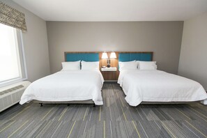 Room, 2 Queen Beds, Accessible, Refrigerator & Microwave (Hearing) | In-room safe, blackout drapes, cribs/infant beds, free WiFi